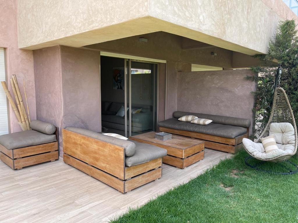 Appartement A Prestigia Marrakeche Avec Jardin มาร์ราเกช ภายนอก รูปภาพ