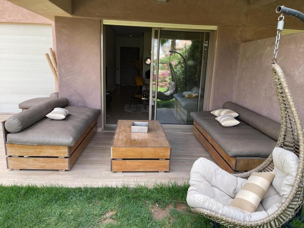 Appartement A Prestigia Marrakeche Avec Jardin มาร์ราเกช ภายนอก รูปภาพ